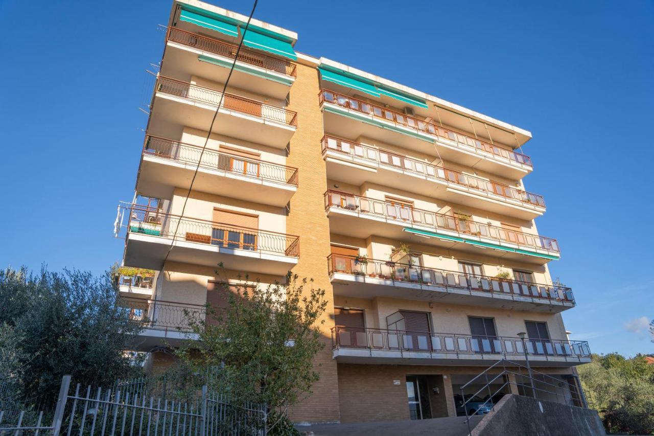 093 - Casa Panorama, Vista Mare E Vista Portofino, 500 Metri Centro Di Chiavari, Posto Auto Gratis Incluso Apartment Exterior foto